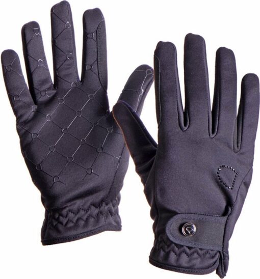 QHP Winter rijhandschoen Bern - maat XL - black