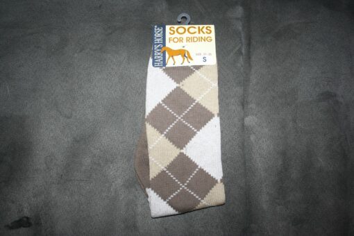 Harry's Horse paardrijsokken - Walnut/Beige/Offwhite - 31/34