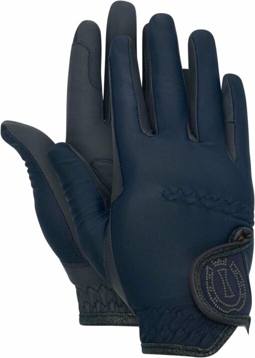 Imperial Riding - Handschoenen Summer Snap - Magnetische Sluiting - Navy - Maat XL